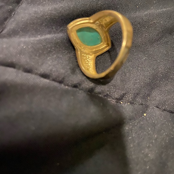 turquoise marquis.925 ring size8 - Picture 4 of 4